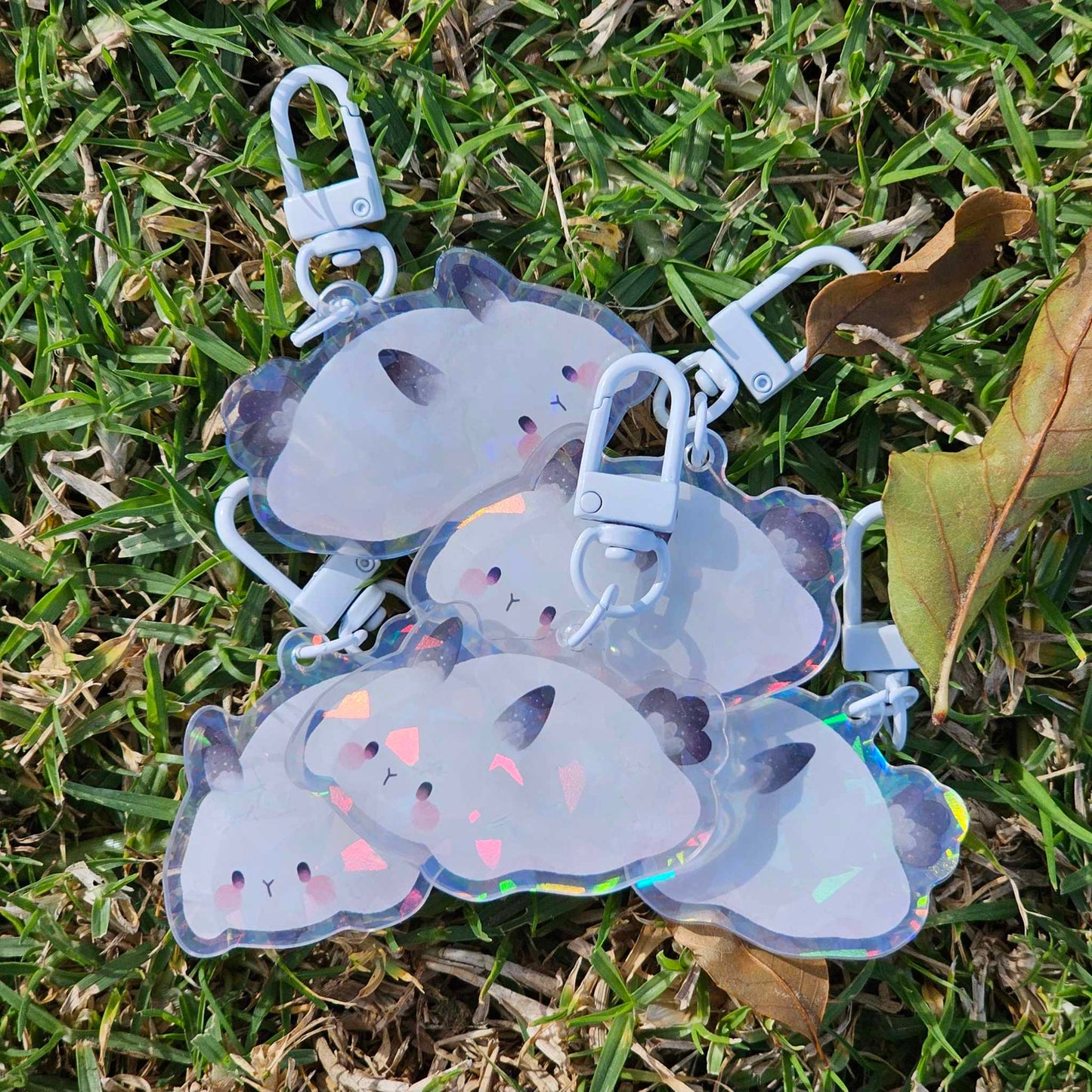 Nudibranch Sea Slug Keychain | Limbaugh's Cadlina (Cadlina limbaughorum)