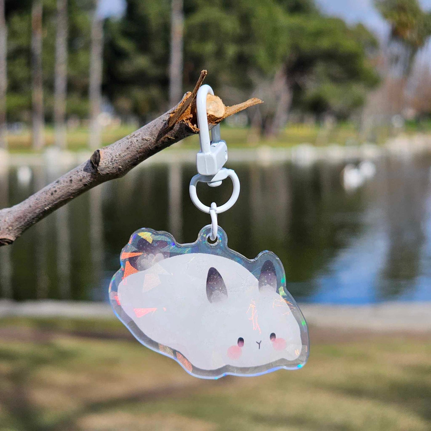 Nudibranch Sea Slug Keychain | Limbaugh's Cadlina (Cadlina limbaughorum)