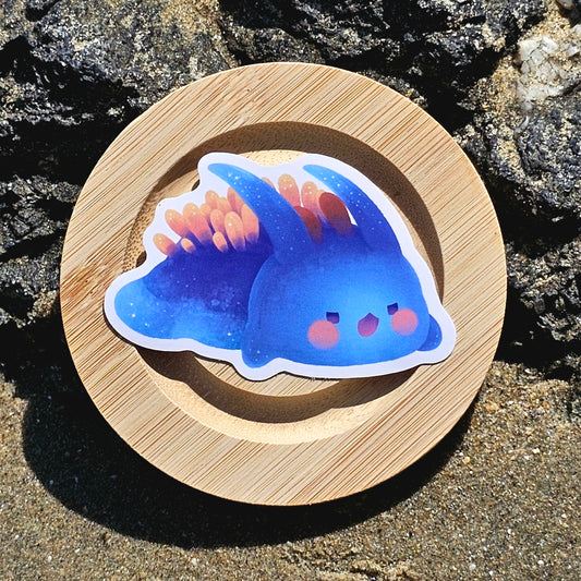 Nudibranch Sea Slug Stickers | Spanish Shawl (Flabellinopsis Iodinea)